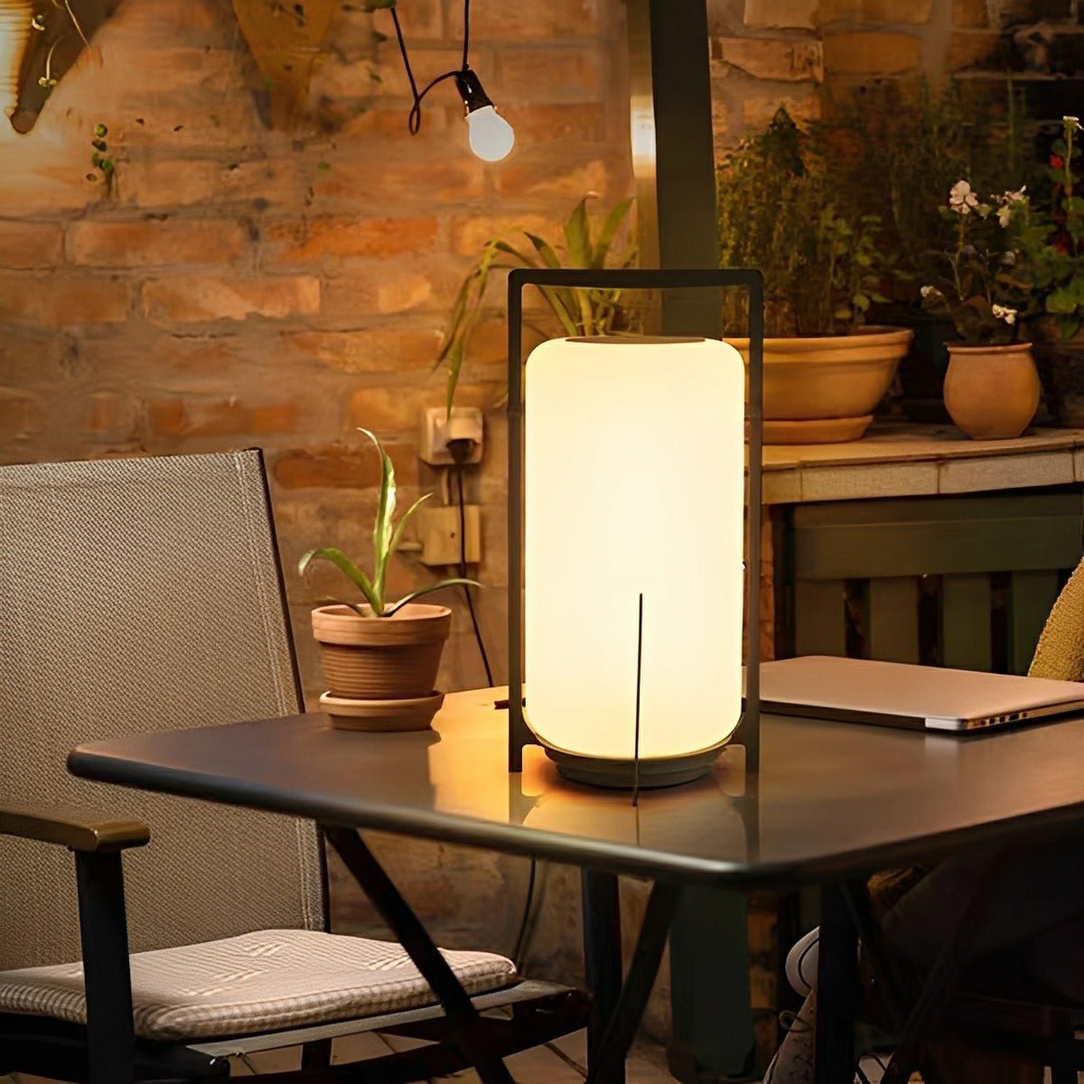 Portable Lantern Shaped Waterproof LED Modern Outdoor Lights Floor Lamp - Flyachilles