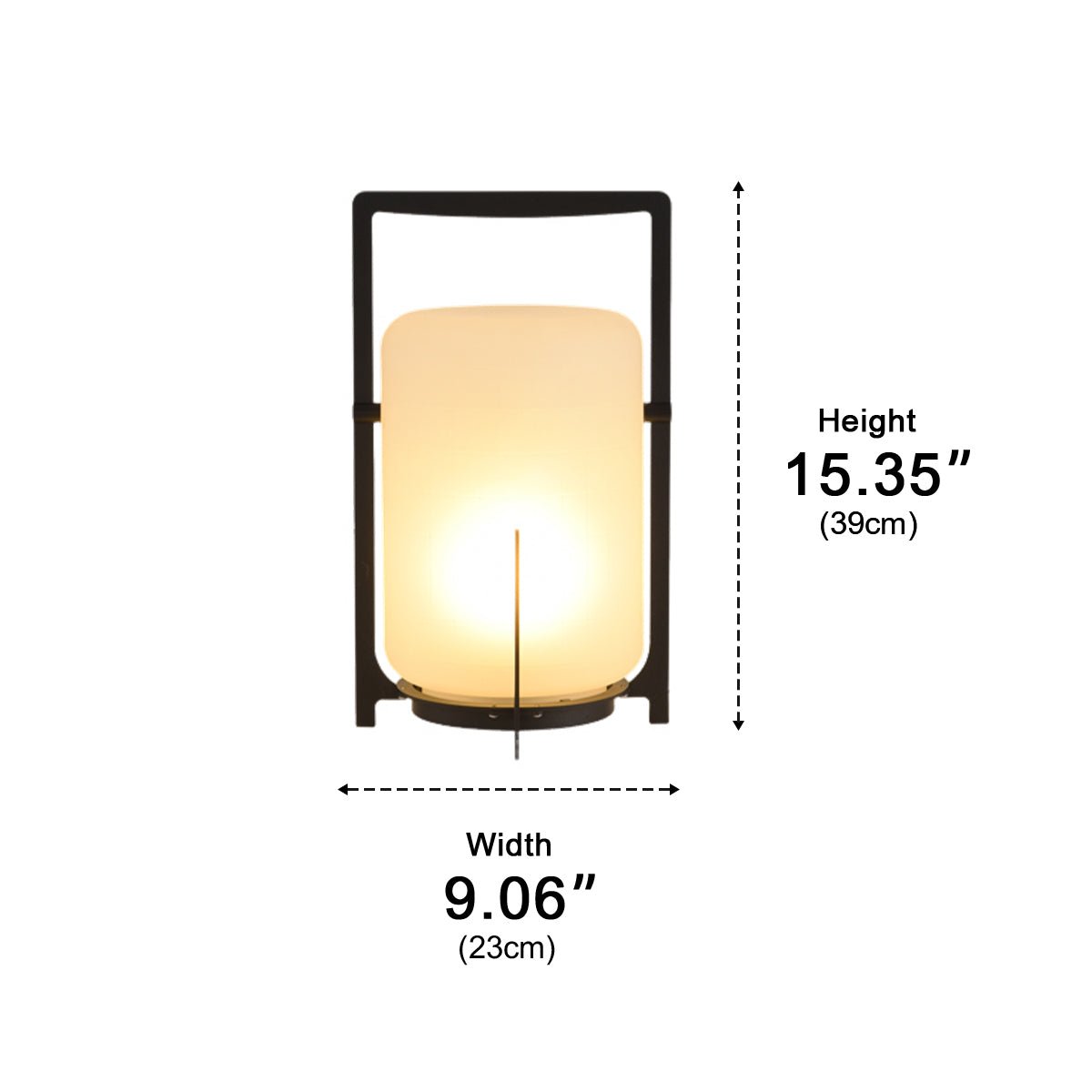 Portable Lantern Shaped Waterproof LED Modern Outdoor Lights Floor Lamp - Flyachilles