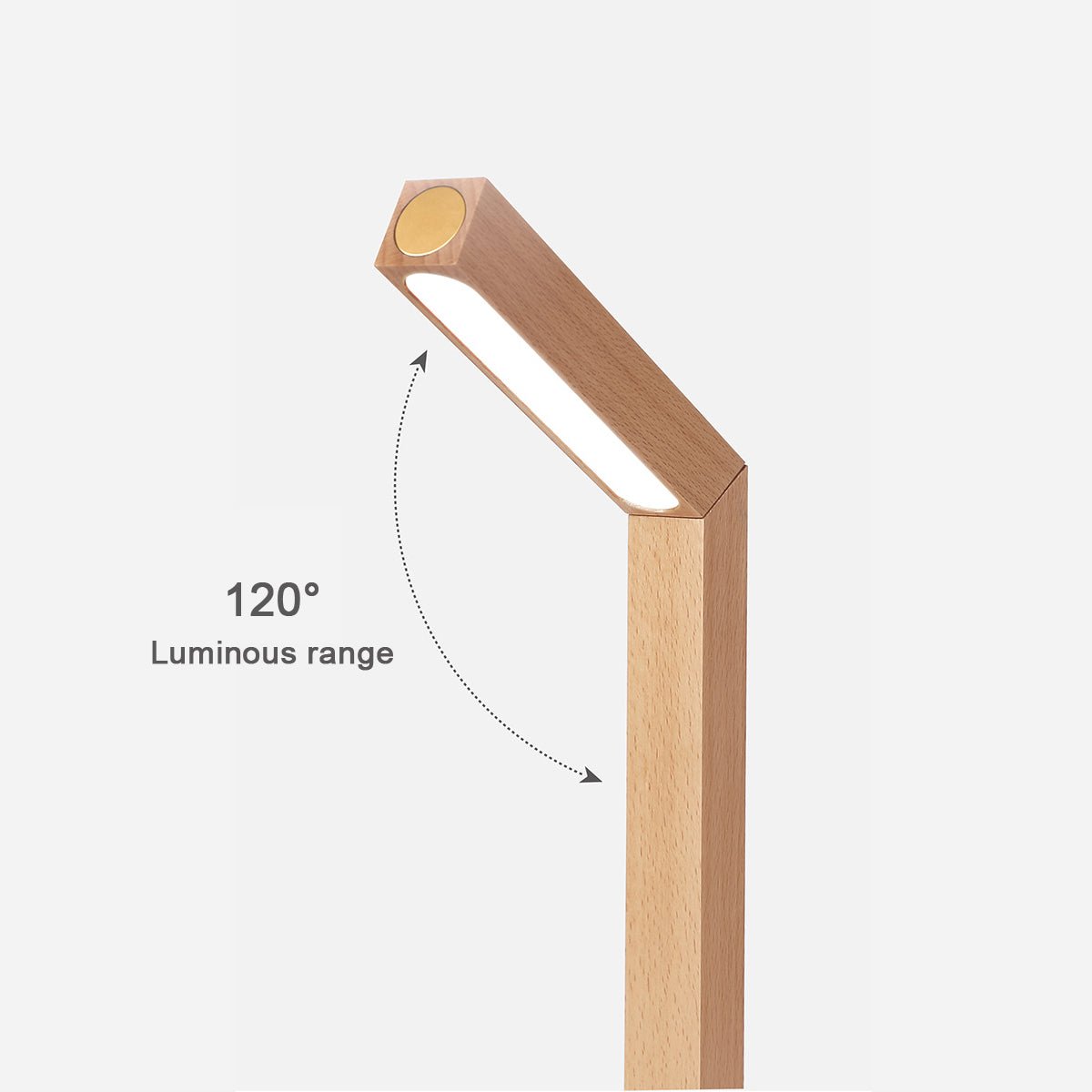 Portable Modern Minimalist LED Dimming Light Strip Wood Table Lamp - Flyachilles
