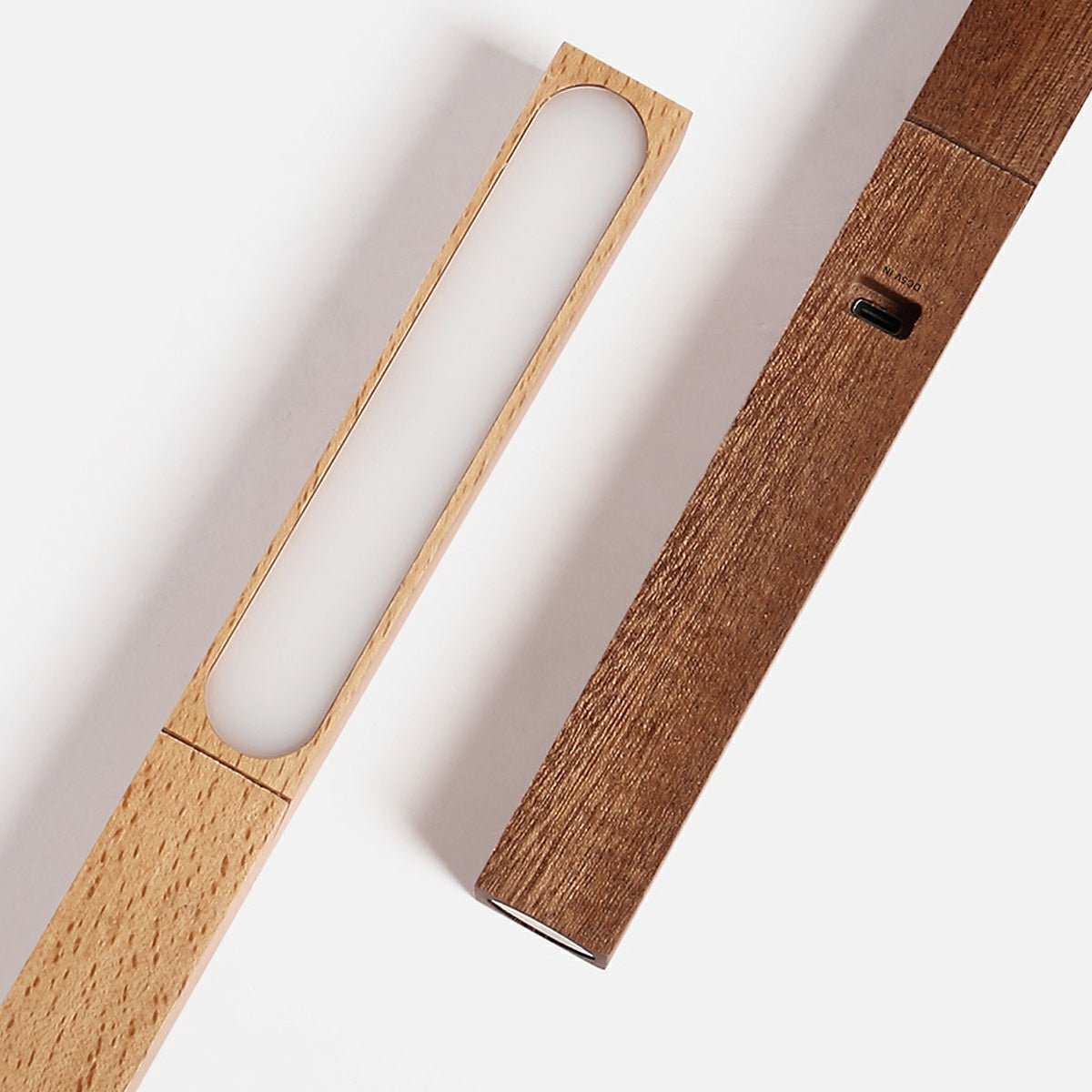 Portable Modern Minimalist LED Dimming Light Strip Wood Table Lamp - Flyachilles