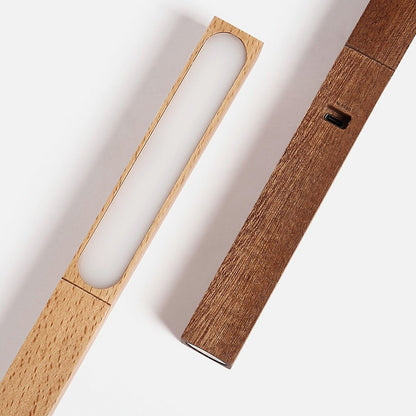 Portable Modern Minimalist LED Dimming Light Strip Wood Table Lamp - Flyachilles