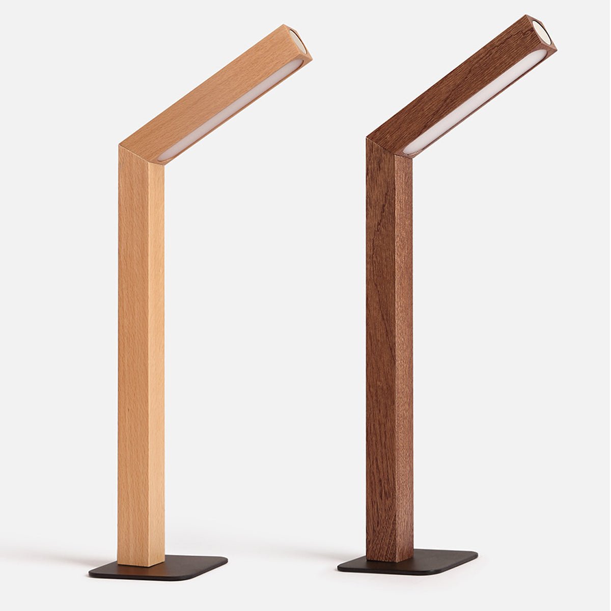 Portable Modern Minimalist LED Dimming Light Strip Wood Table Lamp - Flyachilles