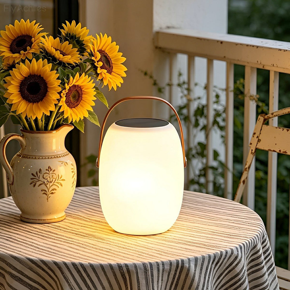 Portable Solar Outdoor Waterproof LED Hanging Lantern Lights - Flyachilles