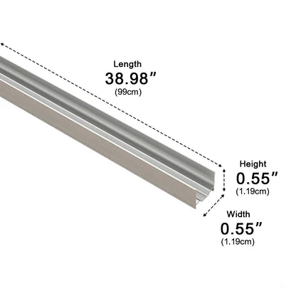 Recessed LED Flexible Linear Light Mounting Fixing Accessories - Flyachilles