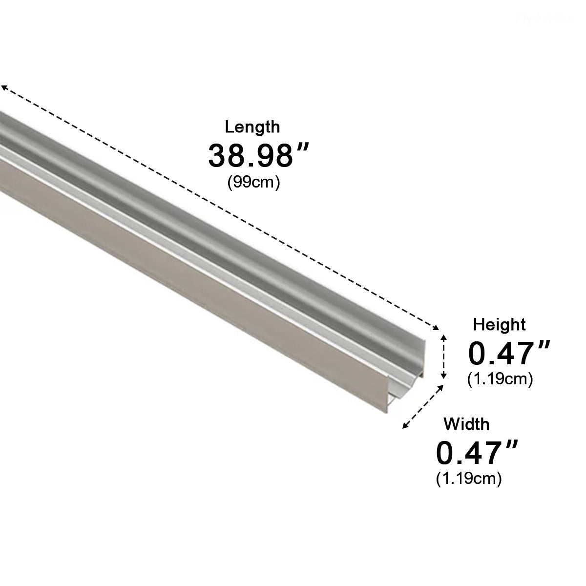 Recessed LED Flexible Linear Light Mounting Fixing Accessories - Flyachilles
