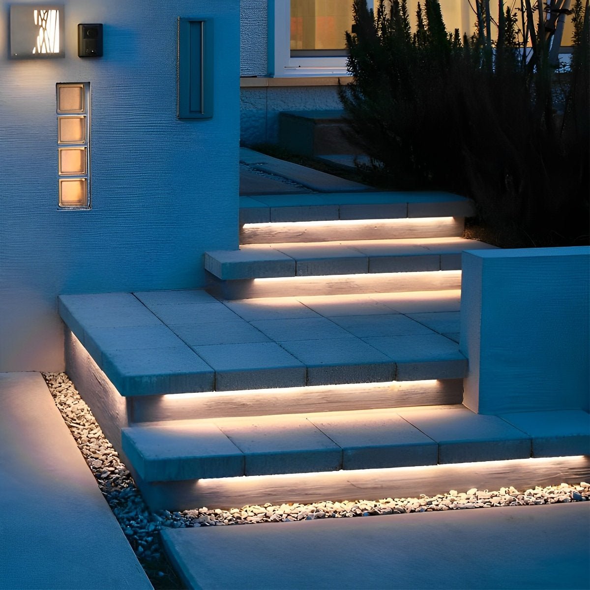 Recessed LED Stair Lighting Flexible Linear Light Outdoor Mood Lighting Rope Lights - Flyachilles