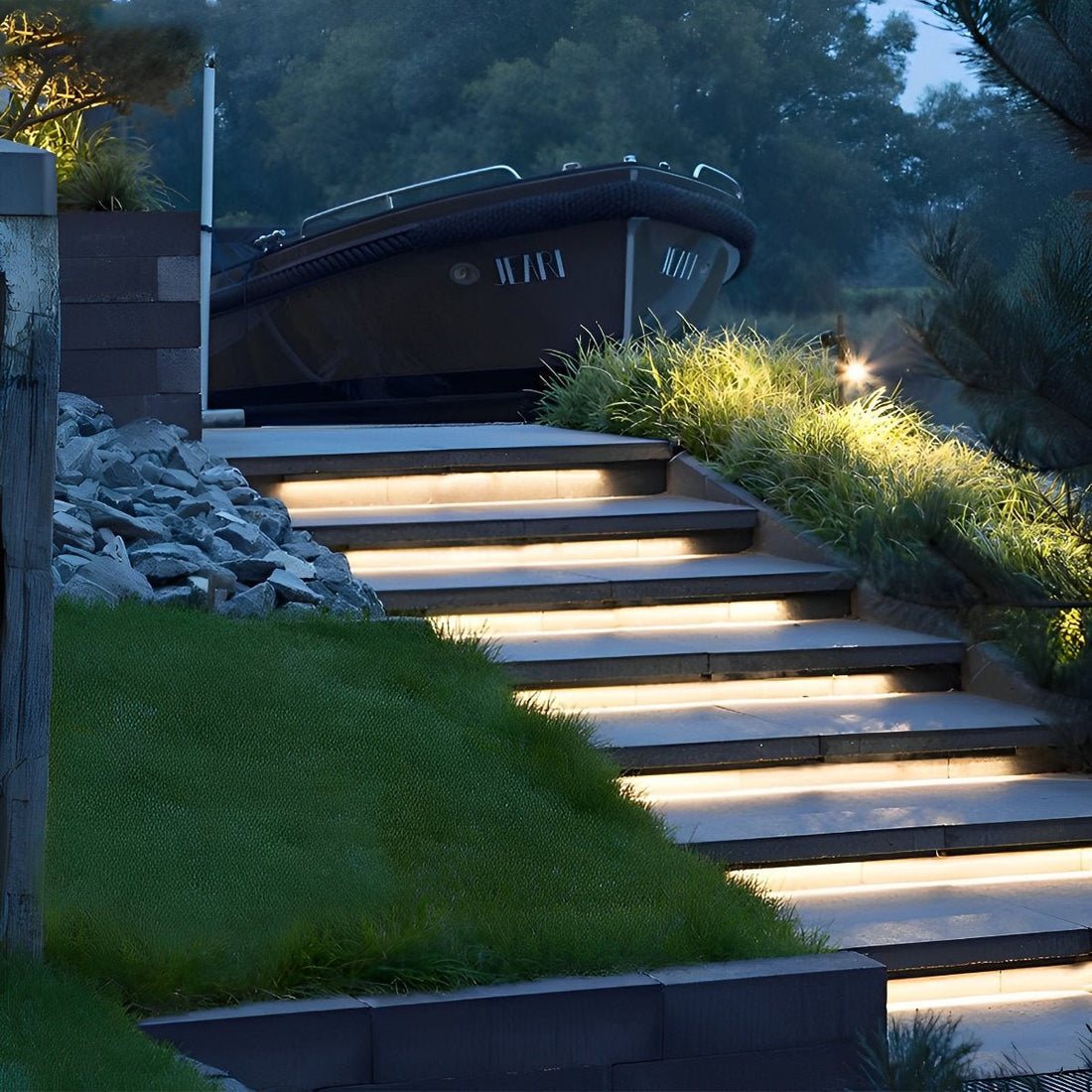 Recessed LED Stair Lighting Flexible Linear Light Outdoor Mood Lighting Rope Lights - Flyachilles