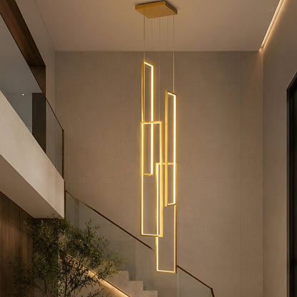 Rectangle LED Chandelier – Modern Minimalist - Flyachilles
