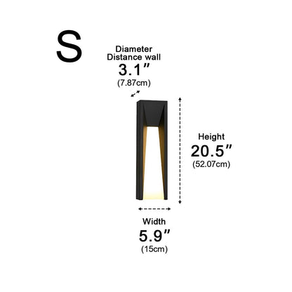 Rectangle LED Waterproof Modern Wall Sconces Lighting - Flyachilles