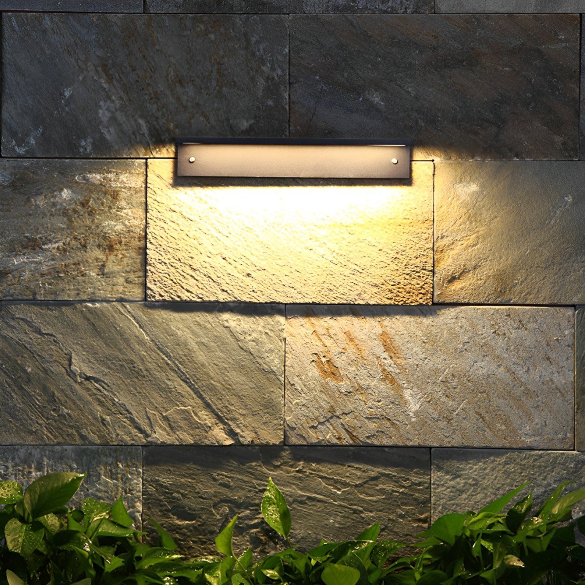 Rectangle Waterproof Modern Minimalist Outdoor Wall Porch Lights - Flyachilles