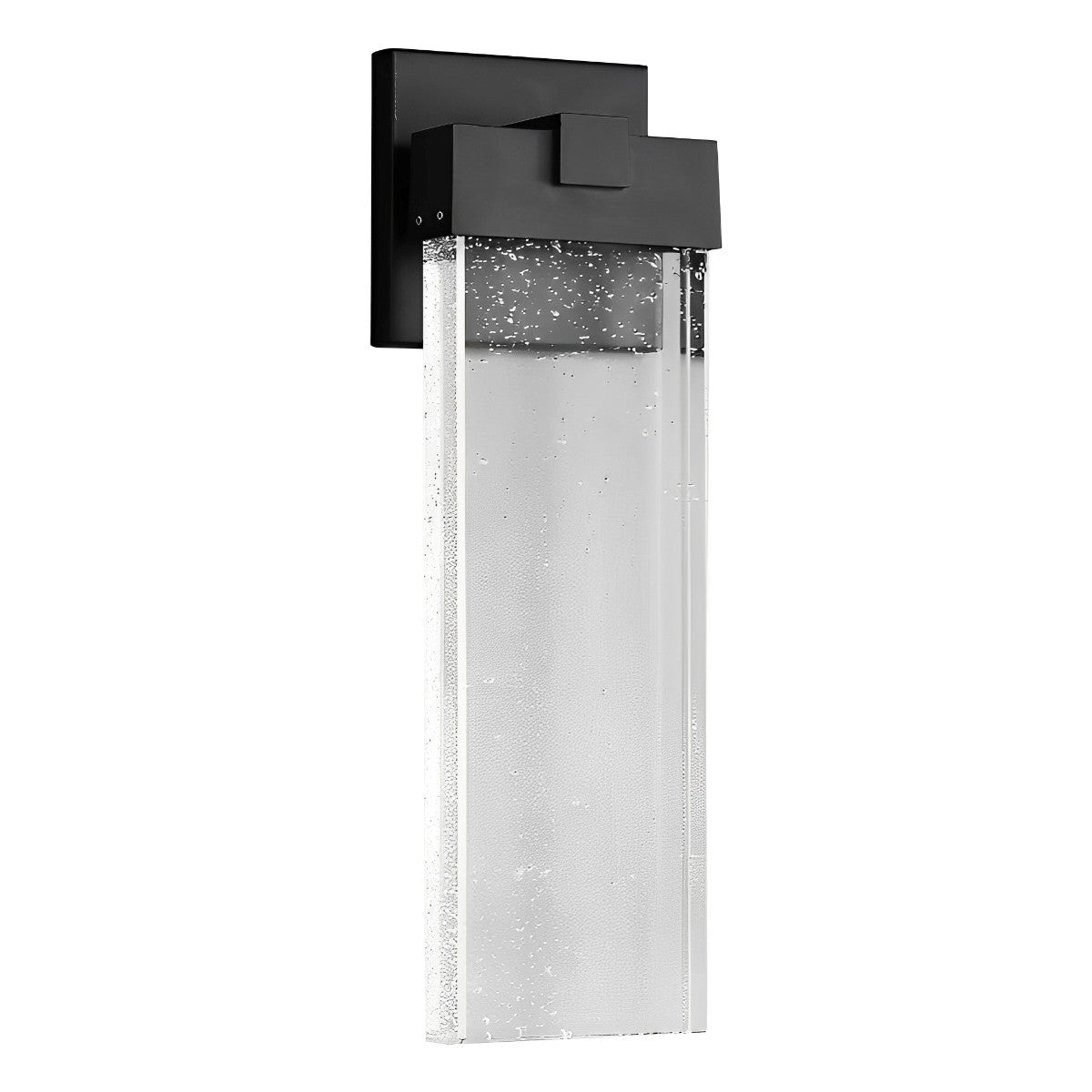 Rectangular Bubble Crystal Waterproof LED Modern Outdoor Wall Sconce - Flyachilles