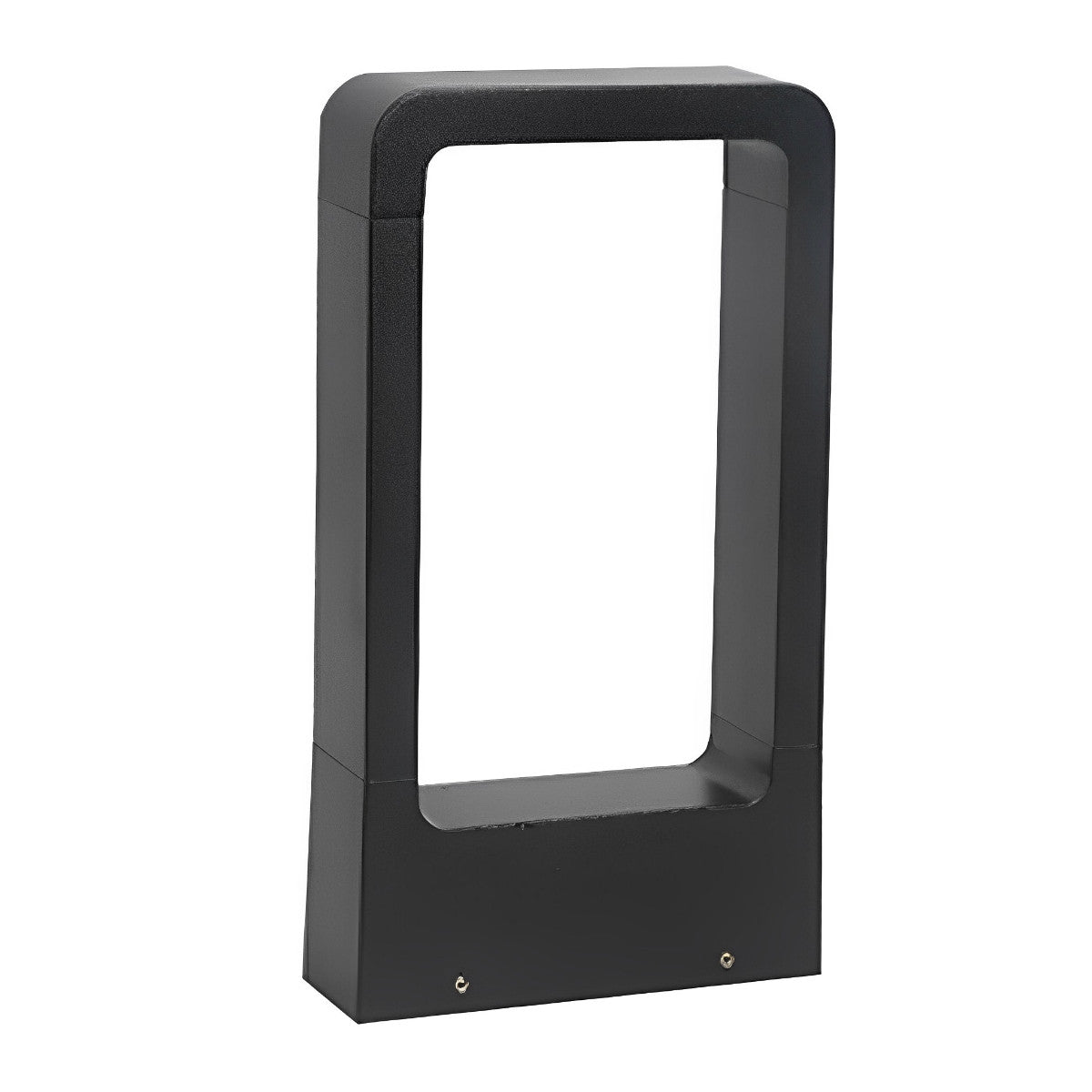 Rectangular Frame Waterproof Led Black Modern Bollard Fixtures Post Lamp - Flyachilles