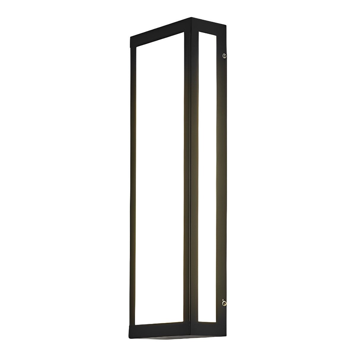 Rectangular LED Waterproof Black Modern Outdoor Exterior Light Wall Sconce - Flyachilles