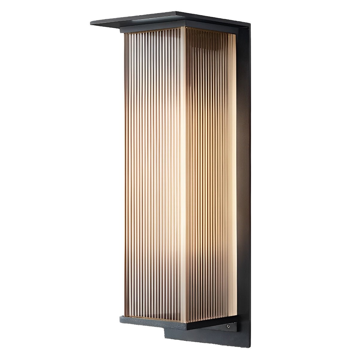 Rectangular Waterproof LED Modern Outdoor Solar Wall Sconces Lighting - Flyachilles