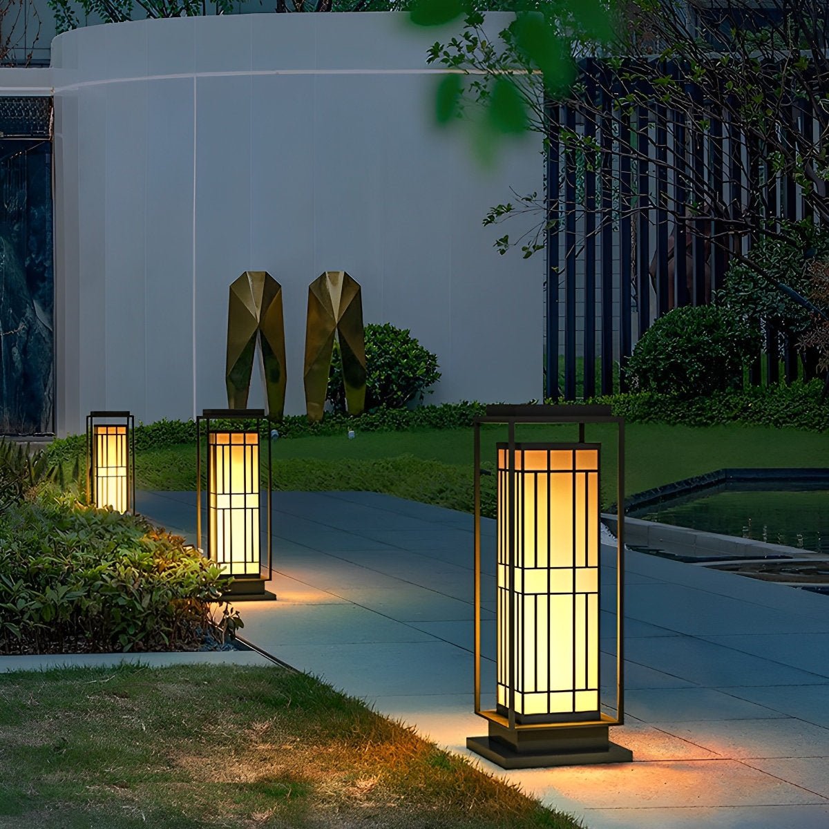 Retro Asian Solar LED Waterproof Garden Landscape Lighting - Flyachilles