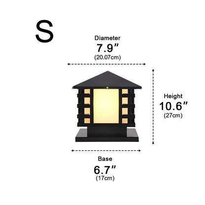 Retro Column LED Antique Garden Waterproof Courtyard Stigma Lamp - Flyachilles