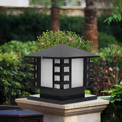 Retro Column LED Antique Garden Waterproof Courtyard Stigma Lamp - Flyachilles