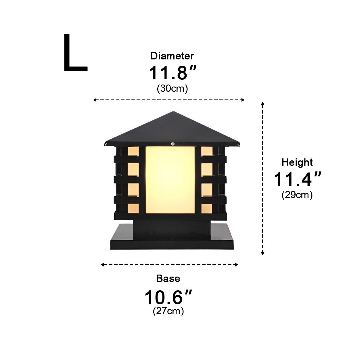 Retro Column LED Antique Garden Waterproof Courtyard Stigma Lamp - Flyachilles