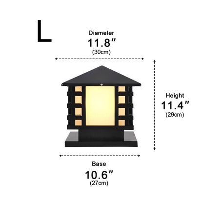 Retro Column LED Antique Garden Waterproof Courtyard Stigma Lamp - Flyachilles