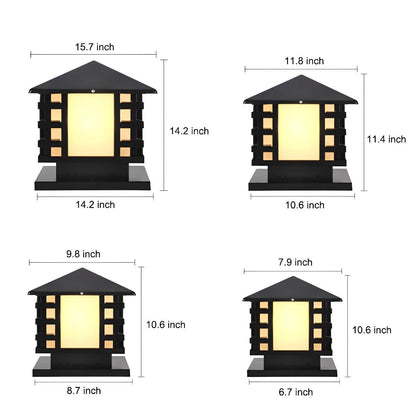 Retro Column LED Antique Garden Waterproof Courtyard Stigma Lamp - Flyachilles