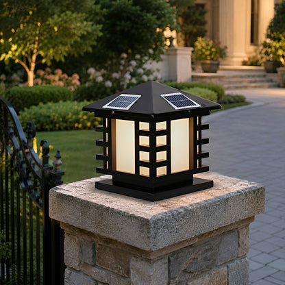 Retro Column LED Antique Garden Waterproof Courtyard Stigma Lamp - Flyachilles