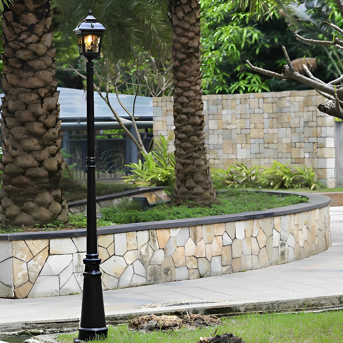 Retro LED Waterproof Garden Lamp Post Lights Outdoor Pole Light - Flyachilles