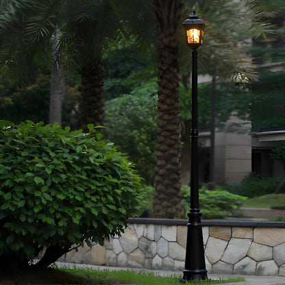 Retro LED Waterproof Garden Lamp Post Lights Outdoor Pole Light - Flyachilles