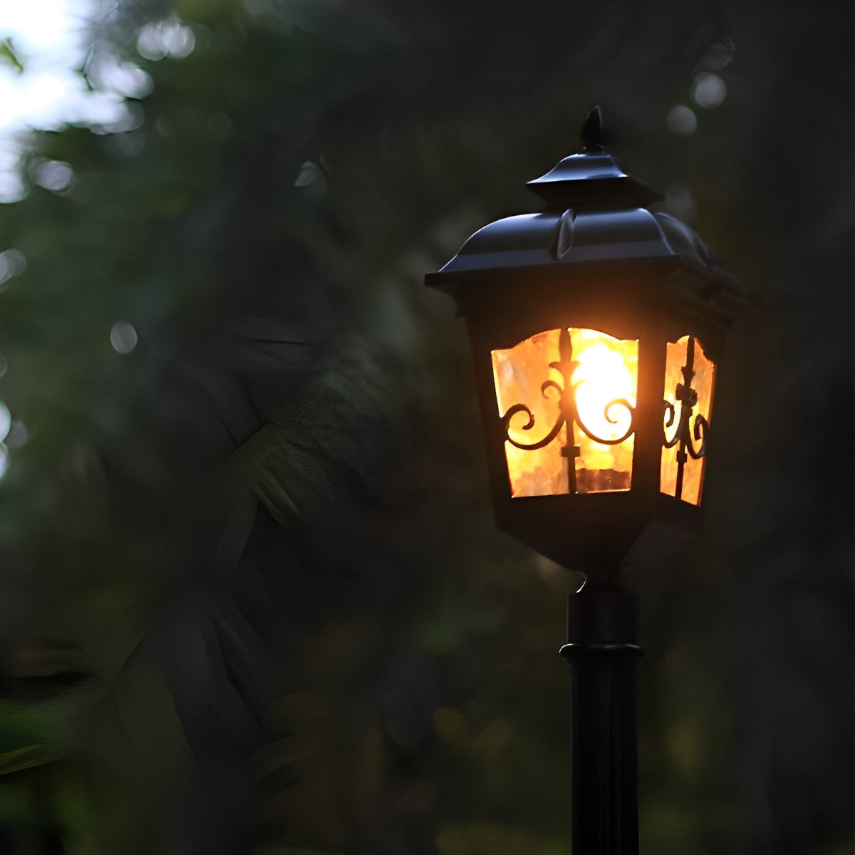 Retro Minimalist LED Waterproof Garden Lamp Post Lights Outdoor Pole Light Garden Lamp Lighting Fixture - Flyachilles