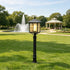 Retro Waterproof Black Outdoor Lawn Post Lights Lantern Lamps - Flyachilles