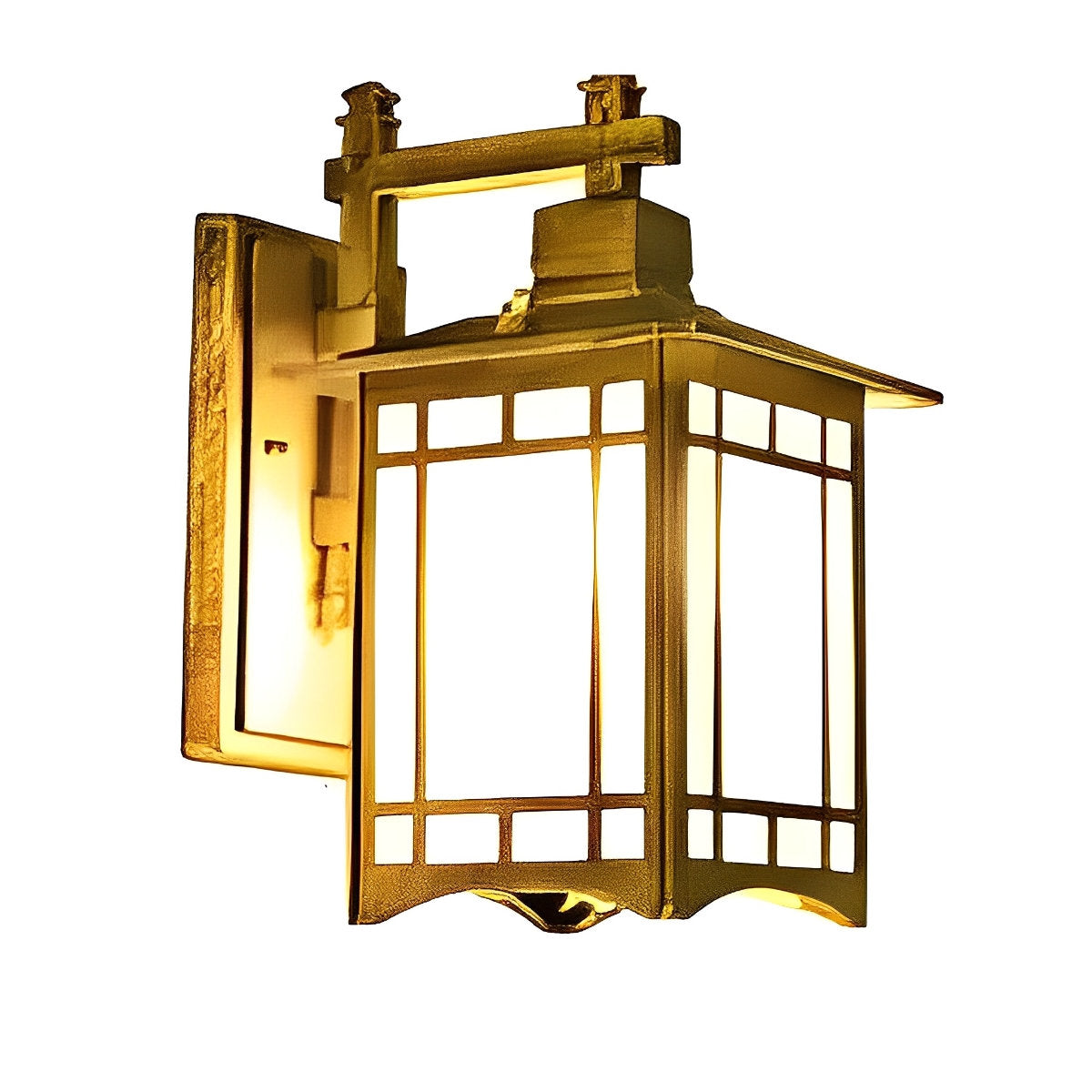 Retro Waterproof LED Vintage Solar Wall Lamp with Remote Wall Sconce Lighting - Flyachilles