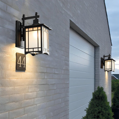 Retro Waterproof LED Vintage Solar Wall Lamp with Remote Wall Sconce Lighting - Flyachilles