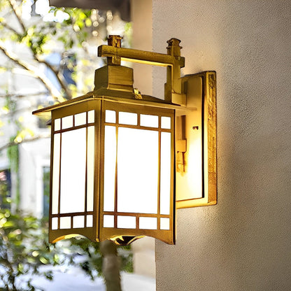 Retro Waterproof LED Vintage Solar Wall Lamp with Remote Wall Sconce Lighting - Flyachilles