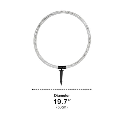 Ring Minimalist LED Waterproof Modern Outdoor Lawn Lamp - Flyachilles