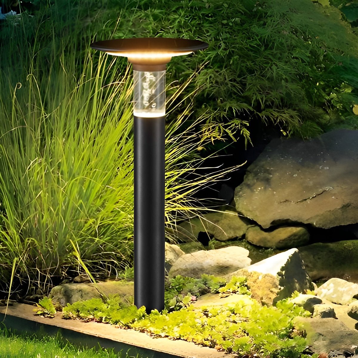 Round Creative Bubble Design Waterproof LED Modern Solar Path Lights - Flyachilles