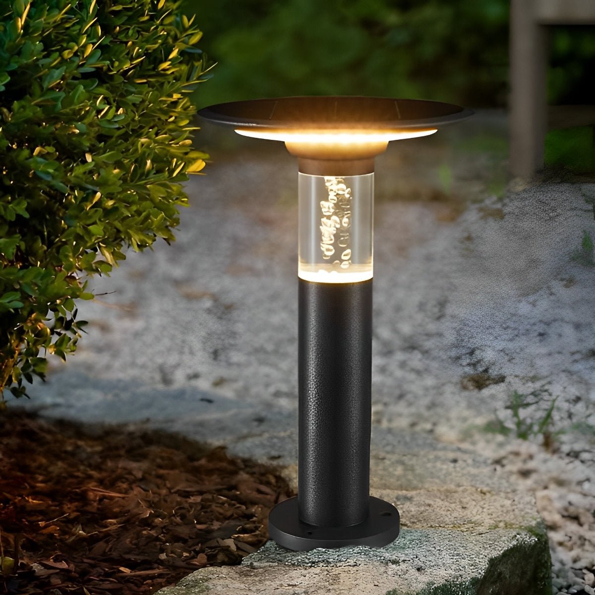 Round Creative Bubble Design Waterproof LED Modern Solar Path Lights - Flyachilles