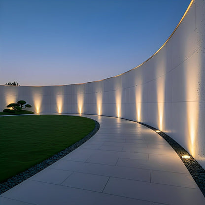 Round Outdoor LED In - Ground Lights Landscape Lights Wall Washer Lights - Flyachilles