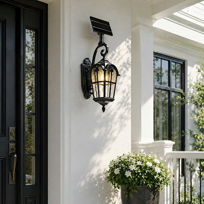 Rustic Ancient Rome Cross Waterproof Outdoor LED Porch Wall Light - Flyachilles