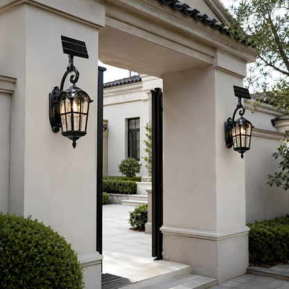 Rustic Ancient Rome Cross Waterproof Outdoor LED Porch Wall Light - Flyachilles