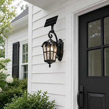 Rustic Ancient Rome Cross Waterproof Outdoor LED Porch Wall Light - Flyachilles