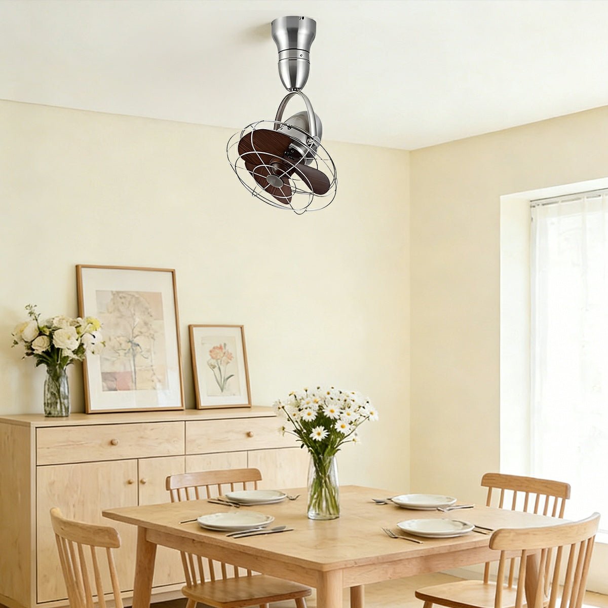 Rustic Modern Swing Rotation 6 - Speed Reverse Ceiling Fan - Flyachilles