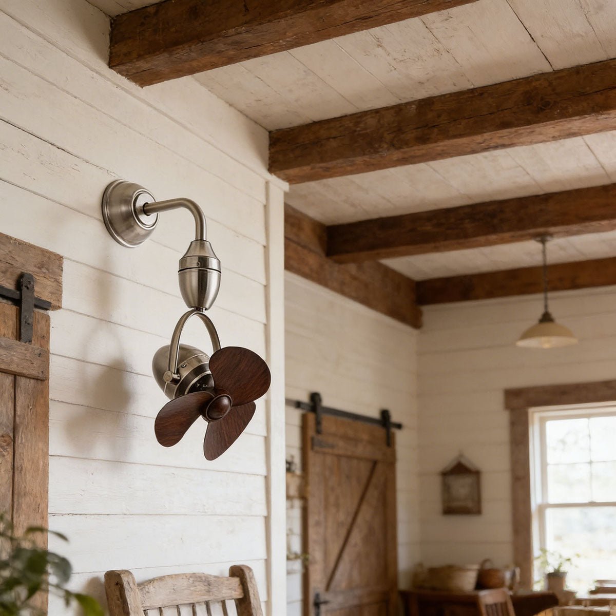 Rustic Modern Swing Rotation 6 - Speed Reverse Wall Fan - Flyachilles