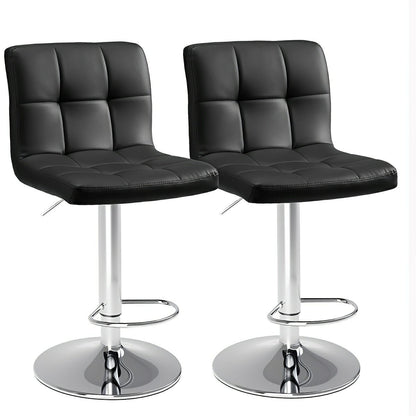 Set of 2 Ergonomic Adjustable Swivel Bar Stools - Flyachilles
