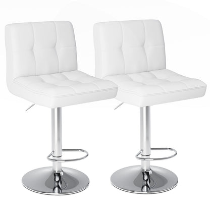 Set of 2 Ergonomic Adjustable Swivel Bar Stools - Flyachilles