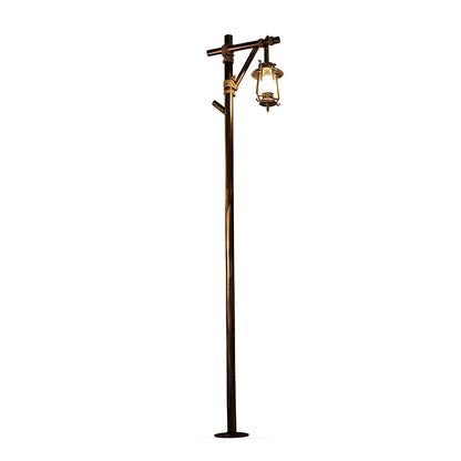 Set of 4 Waterproof Vintage Lantern Outdoor Western Street Pole Lights - Flyachilles