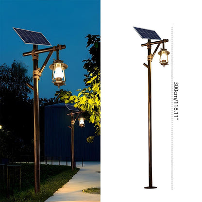 Set of 4 Waterproof Vintage Lantern Outdoor Western Street Pole Lights - Flyachilles