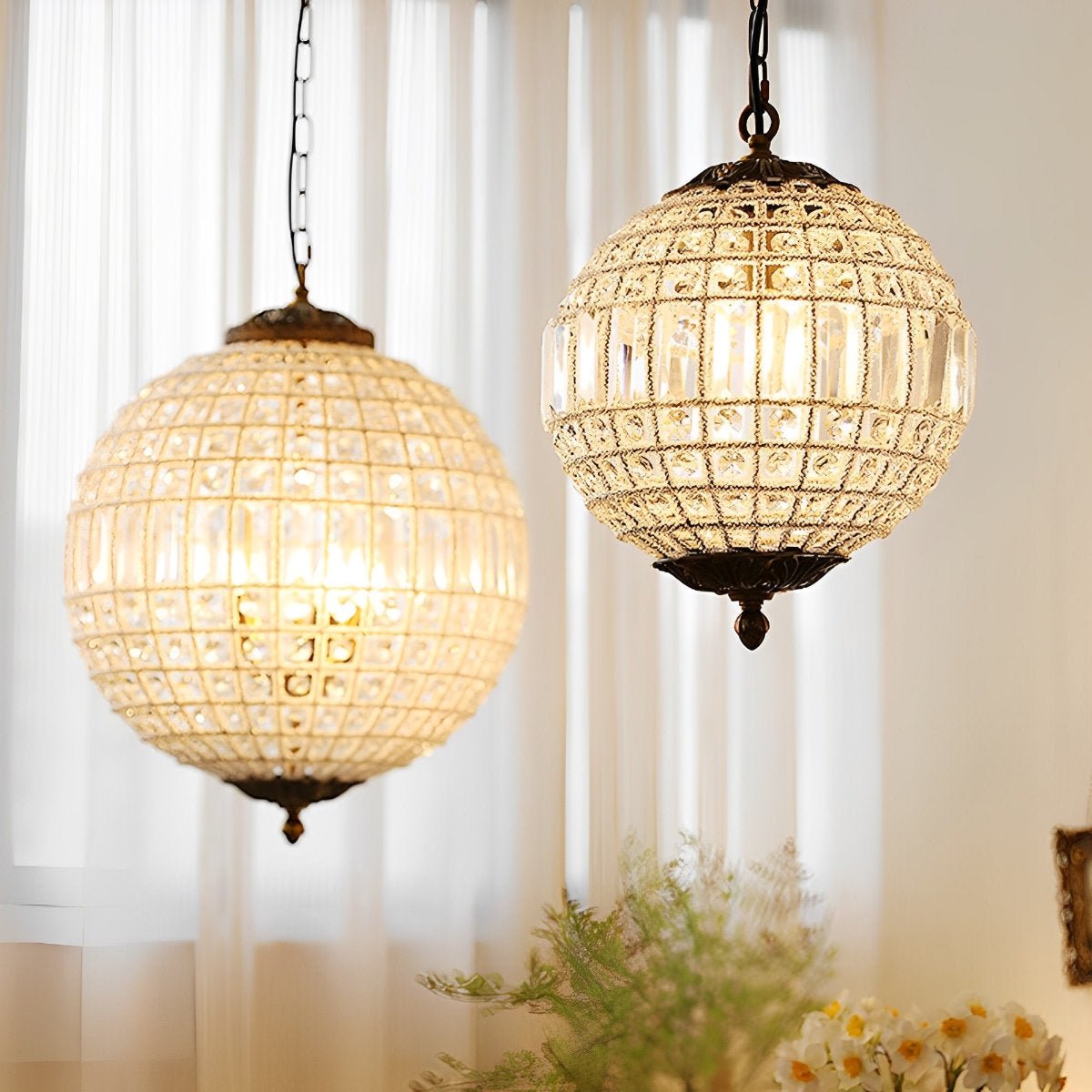 Shining Luxury Morocco Ball Crystal Chandelier Light - Flyachilles