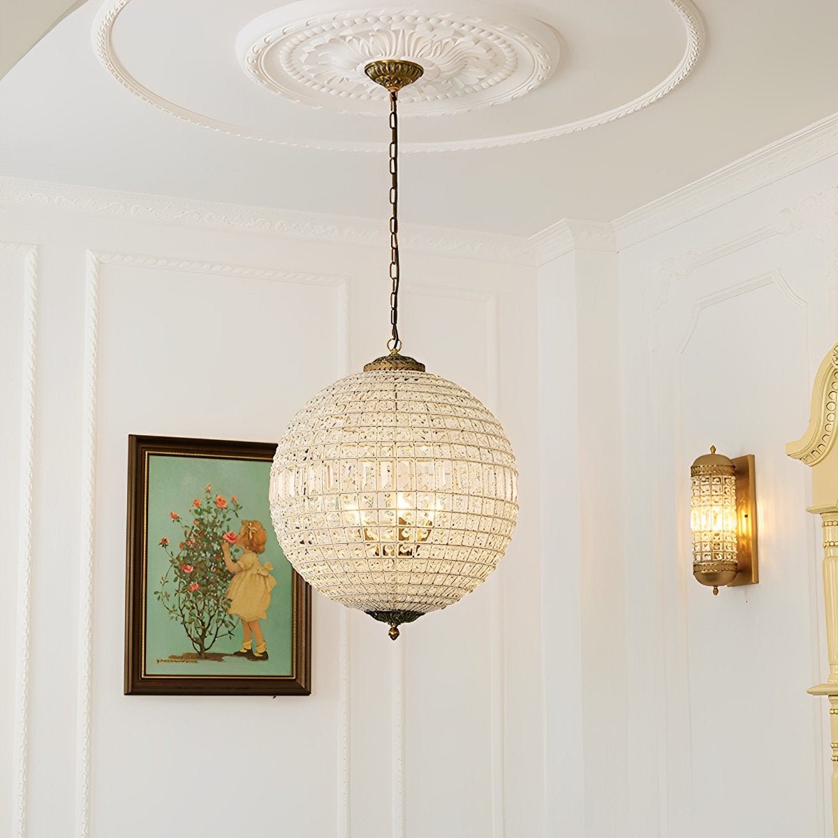 Shining Luxury Morocco Ball Crystal Chandelier Light - Flyachilles