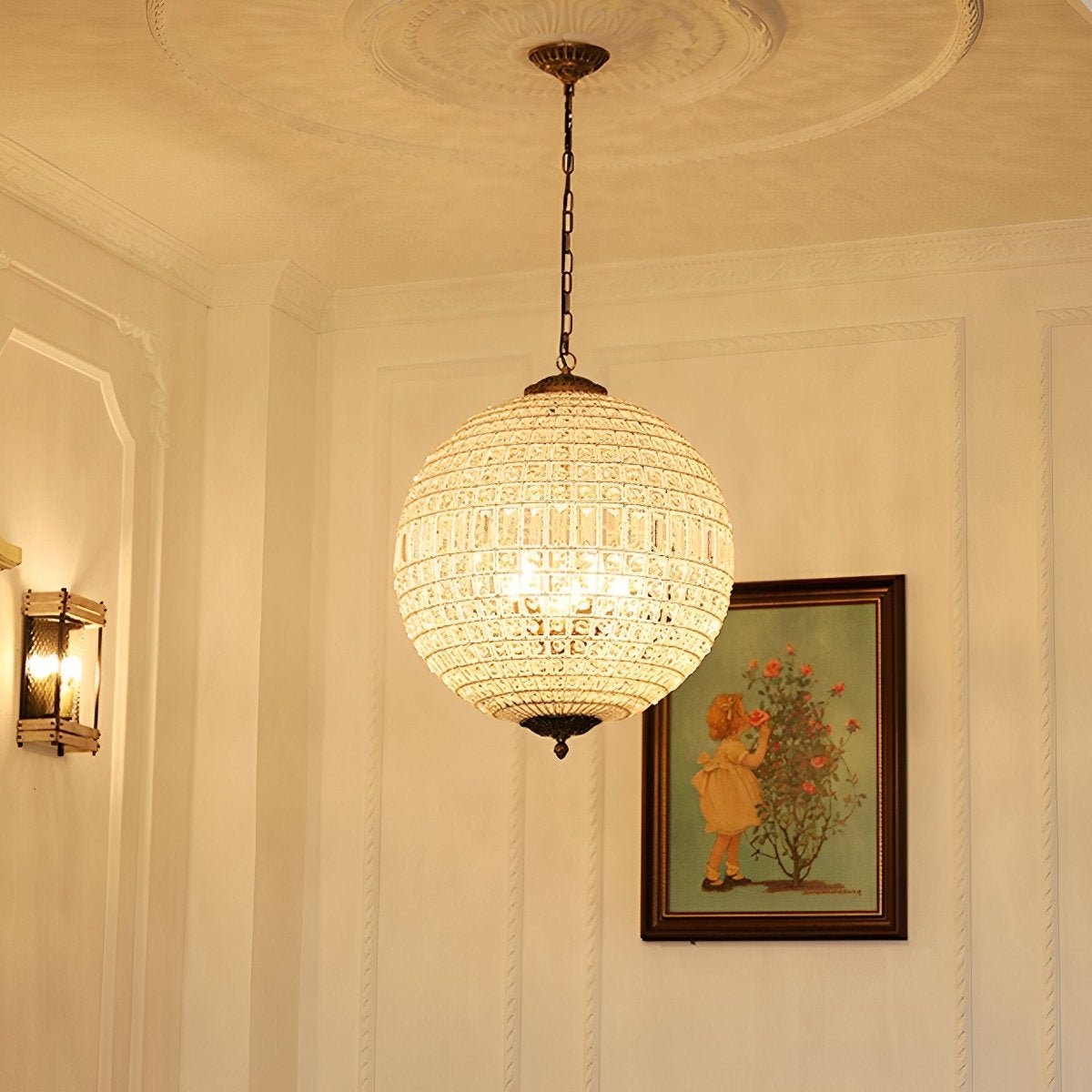 Shining Luxury Morocco Ball Crystal Chandelier Light - Flyachilles