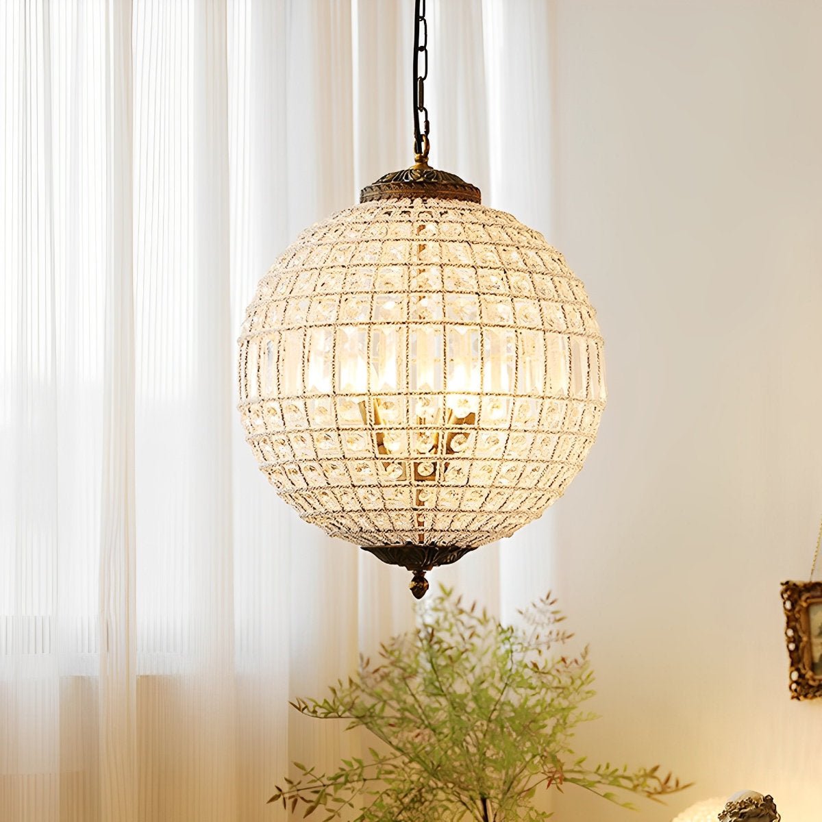 Shining Luxury Morocco Ball Crystal Chandelier Light - Flyachilles