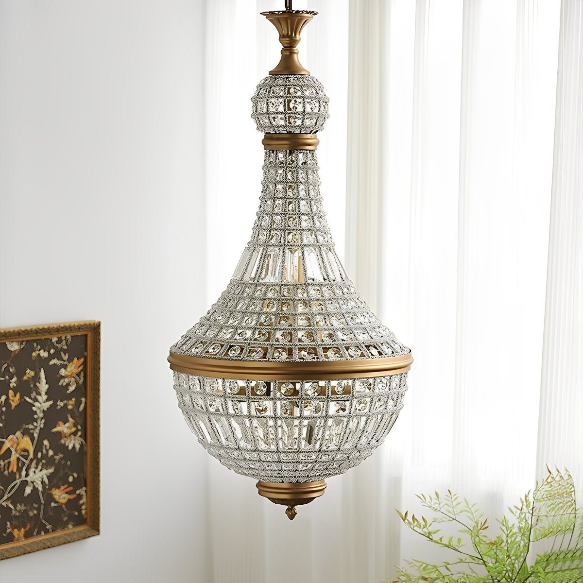 Shining Retro Luxury Baroque Crystal Chandelier Light - Flyachilles